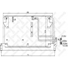 10-45369-SX STELLOX Конденсатор, кондиционер