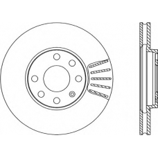 BDA1807.20 OPEN PARTS Тормозной диск