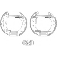 8DB 355 004-441 HELLA Комплект тормозных колодок