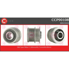 CCP90108 CASCO Ременный шкив, генератор