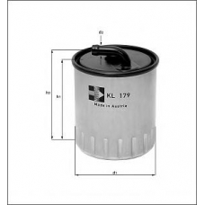 KL 179 KNECHT Топливный фильтр