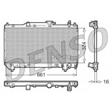 DRM50015 DENSO Радиатор, охлаждение двигателя