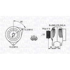 063377416010 MAGNETI MARELLI Генератор