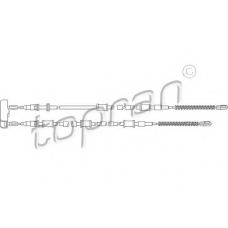 207 986 TOPRAN Трос, стояночная тормозная система