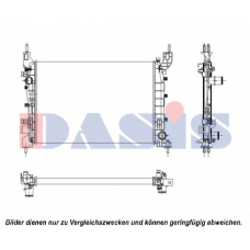 080044N AKS DASIS Радиатор, охлаждение двигателя