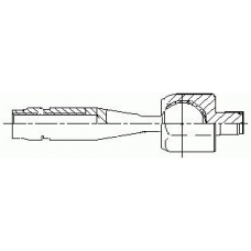 22333 01 LEMFORDER Осевой шарнир, рулевая тяга