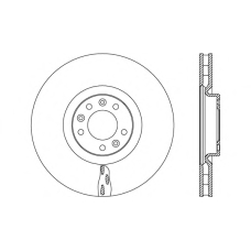 BDR2651.20 OPEN PARTS Тормозной диск