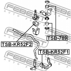 TSB-KR52F1 FEBEST Опора, стабилизатор