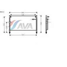 MZ5112 AVA Конденсатор, кондиционер