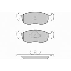 12-0499 E.T.F. Комплект тормозных колодок, дисковый тормоз