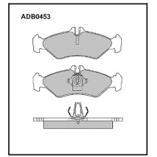 ADB0453 Allied Nippon Тормозные колодки