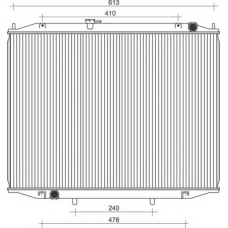 350213111800 MAGNETI MARELLI Радиатор, охлаждение двигателя