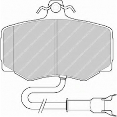 FDB806 FERODO Комплект тормозных колодок, дисковый тормоз
