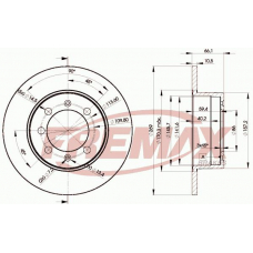 BD-4575 FREMAX Тормозной диск