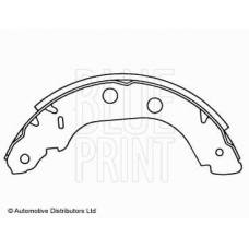 ADN14143 BLUE PRINT Комплект тормозных колодок