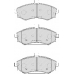 FSL1840 FERODO Комплект тормозных колодок, дисковый тормоз