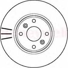 562103B BENDIX Тормозной диск