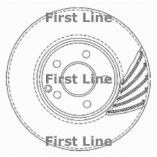 FBD1543 FIRST LINE Тормозной диск