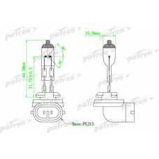 PLH27W/2 PATRON Лампа накаливания, противотуманная фара