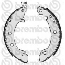 S 23 508 BREMBO Комплект тормозных колодок