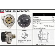 DRB1120 DELCO REMY Генератор