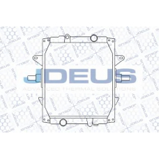 123M08 JDEUS Радиатор, охлаждение двигателя