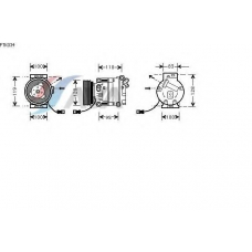FTK034 AVA Компрессор, кондиционер