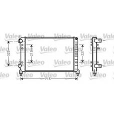 734227 VALEO Радиатор, охлаждение двигателя