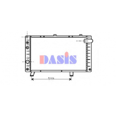 160067N AKS DASIS Радиатор, охлаждение двигателя