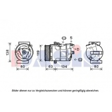 851978N AKS DASIS Компрессор, кондиционер