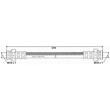 FBH6280 FIRST LINE Тормозной шланг