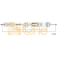11.3046 COFLE Трос, управление сцеплением