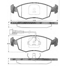 BLF1002 QUINTON HAZELL Комплект тормозных колодок, дисковый тормоз