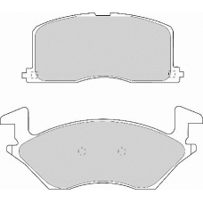 FD6743A NECTO Комплект тормозных колодок, дисковый тормоз