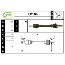 TP164 SERA Приводной вал