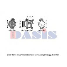 851093N AKS DASIS Компрессор, кондиционер