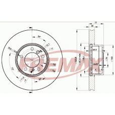 BD-9895-50 FREMAX Тормозной диск