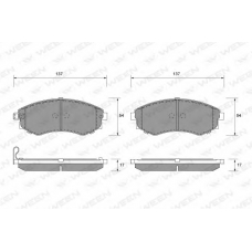 151-1170 WEEN Комплект тормозных колодок, дисковый тормоз