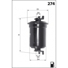 ELE6079 MECAFILTER Топливный фильтр