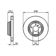 0 986 479 265 BOSCH Тормозной диск