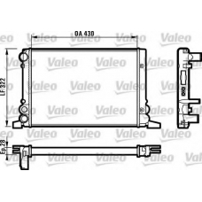 819259 VALEO Радиатор, охлаждение двигателя