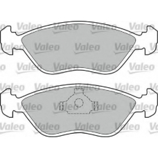 551613 VALEO Комплект тормозных колодок, дисковый тормоз