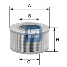 27.704.00 UFI Воздушный фильтр