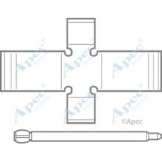 KIT232 APEC Комплектующие, тормозные колодки