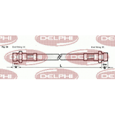 LH3287 DELPHI Тормозной шланг