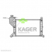 31-0615 KAGER Радиатор, охлаждение двигателя
