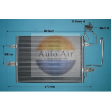 16-6214 AUTO AIR GLOUCESTER Конденсатор, кондиционер