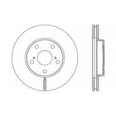 BDA2694.20 OPEN PARTS Тормозной диск