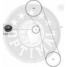 SK-1341 OPTIMAL Комплект ремня грм