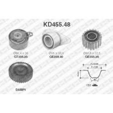 KD455.48 SNR Комплект ремня грм